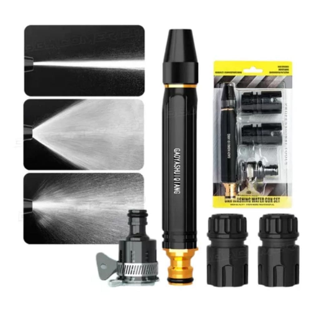 Bico Alta Pressão Jato Mangueira Água Kit 4 Pçs Lava Carro.