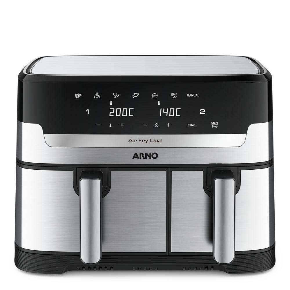 Fritadeira sem Óleo Airfry Arno Dual 5,2L+3,1L Digital 1800W AFD2