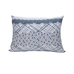 Fronha Doce Vida Malha Mista Guadalajara 48cm 68cm Azul