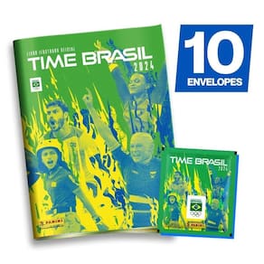 COMITE OLIMPICO DO BRASIL 2024 - Álbum Capa Cartão + Kit Com 10 Envelopes