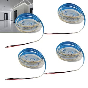 Fita Led 240 Leds 5 Metros 16W 6500K Kit 4 Unidades Sala Quarto Sanca Teto Rebaixado Loja Casa Iluminaçao