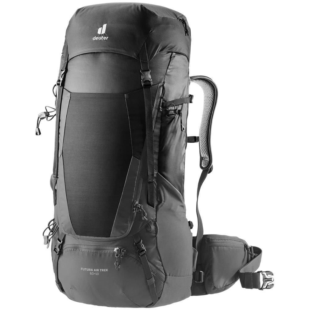 Mochila Deuter de Acampamento 60+10L Carga 15kg Preta