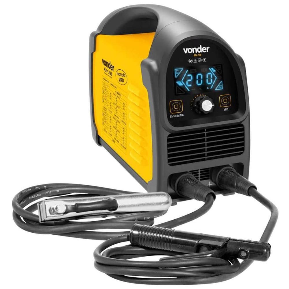 Inversor para Solda com Eletrodo e TIG com Display LED Mono