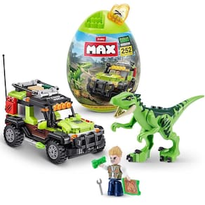 Blocos De Construção Max, Candide, Dino Adventure 233 Peças