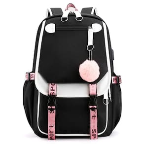 Mochila para meninas, mochila escolar, bolsas para adolescentes, gola casual