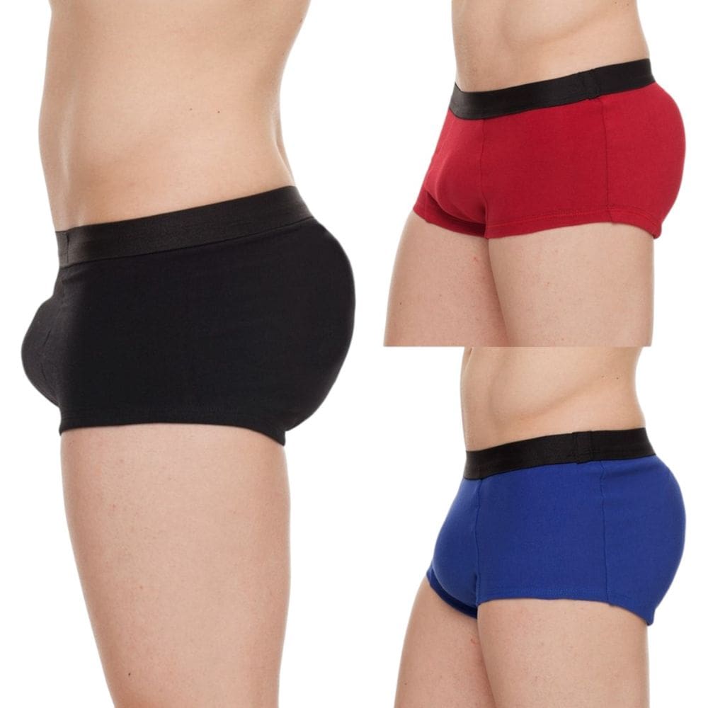 Kit 3 Cuecas Levanta Bumbum Mini Boxer Traseiro John Skull