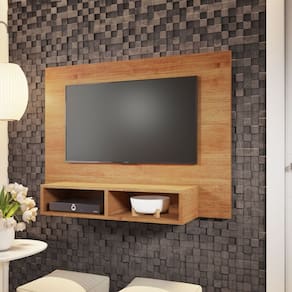 Painel para TV até 43 Polegadas Andy 2 nichos Cobre - Casa Giulia