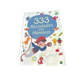 Livro Infantil 333 Atividades Educativas Para Meninos