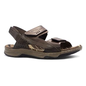 Sandália Pegada Masculina Couro 132257