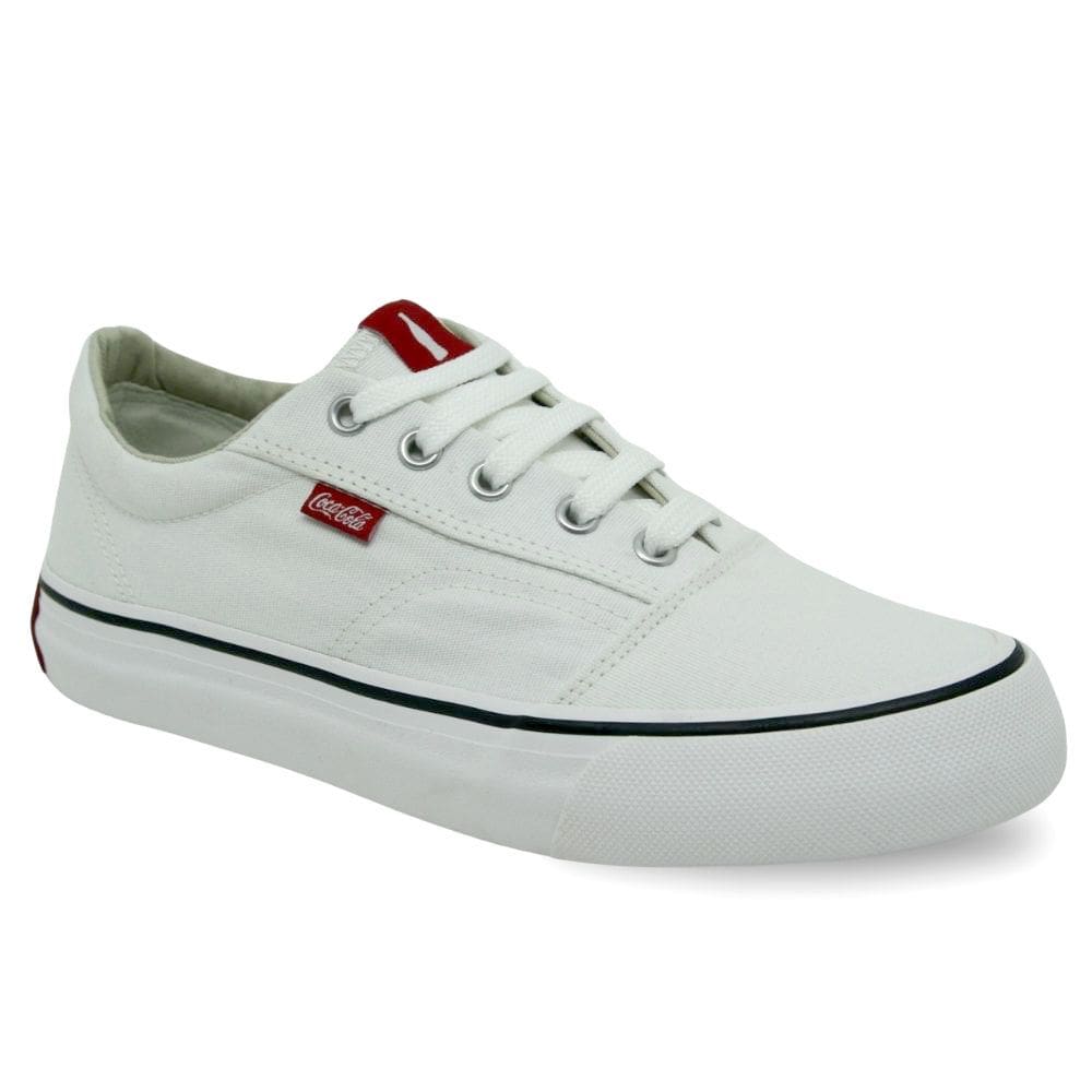 Tênis Coca-Cola Surplay Canvas Branco CC2400