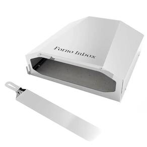 Forno de Pizza Compacto Portátil para Fogão com Pegador Anatômico 35cm Inox Saro