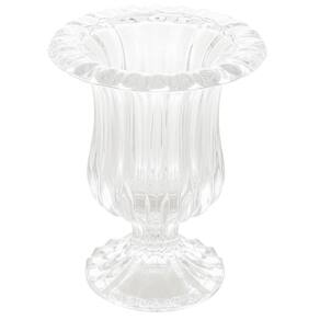 Vaso de Vidro para Flores Decoração 11x14,5cm Escritório Sala Hall de Entrada Lyor