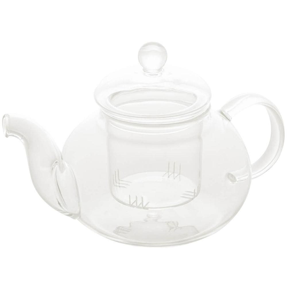 Chaleira de Vidro Borossilicato para Chá com Infusor que Vai ao Fogo 800ml Resistente Lyor