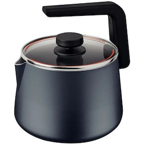 Chaleira Tramontina Alumínio Tampa de Vidro Antiaderente Starflon Max 2,3L Azul Marinho