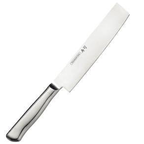 Faca Nakiri Tramontina Sushi Diamond 7` Comida Japonesa Sashimi Lâmina e Cabo em Aço Inox