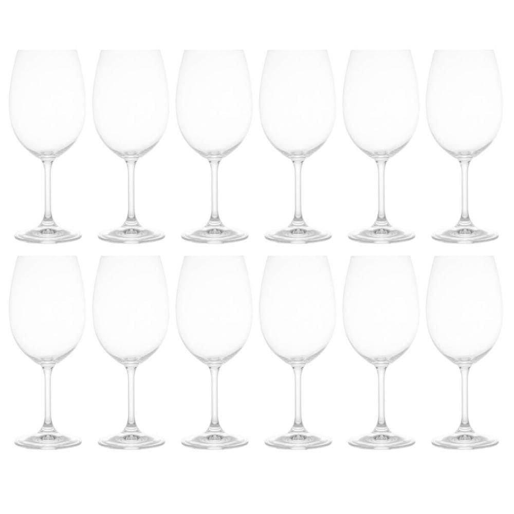Jogo 12 Taças de Vinho Vidro 470ml Lyor Luminarc Vinery Branco Tinto Rosé