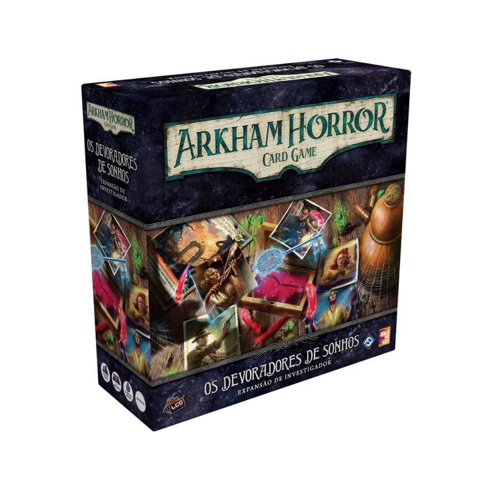 Arkham Horror Card Game Os Devoradores de Sonhos Expansão de Investigador Jogo de Cartas Galapagos AHC018