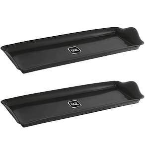 Kit 2 Bandejas Travessa Retangular 38x16cm Servir Plástico P
