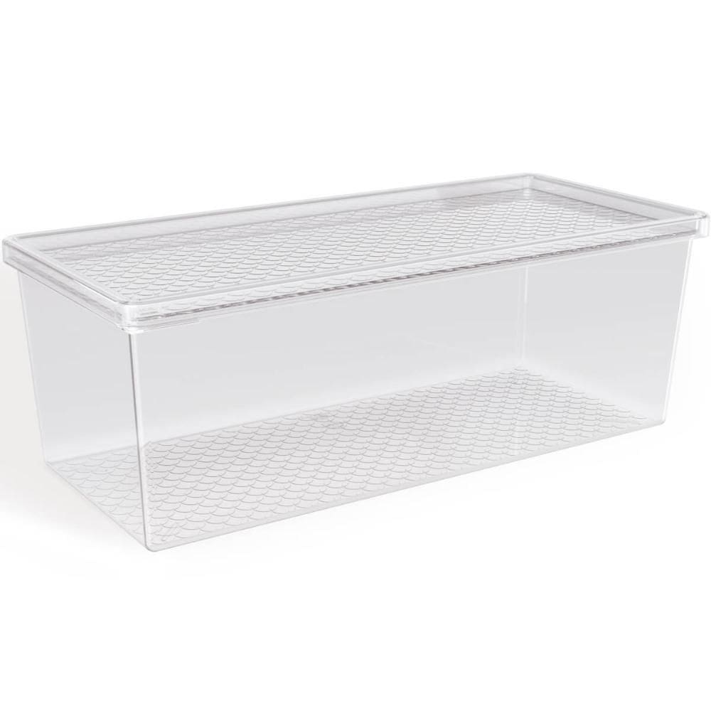 Organizador de Geladeira com Tampa 4,5L Frutas Legumes Verdu