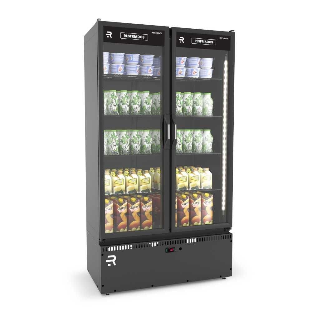 Auto Serviço Vanguard Resfriados 2 Portas Preto/Preto ASVR2P 220V - Refrimate