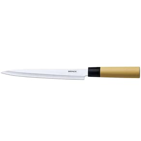 Faca para Sushi e Sashimi 8" Brinox com Lâmina em Aço Inox e Cabo de Polipropileno