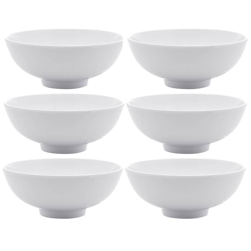 Kit 6 Cumbucas Bowl de Melamina 12,5x5cm Redondo Sobremesa Petiscos Frutas Lyor