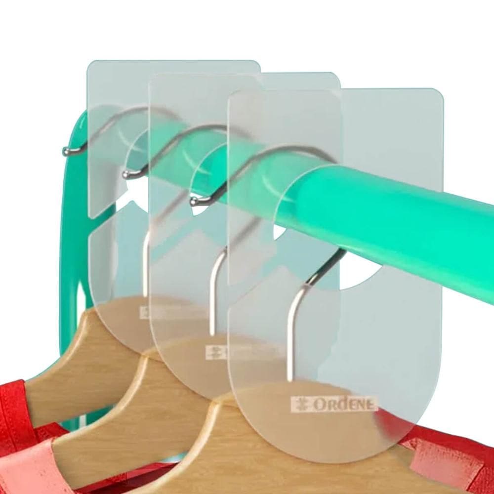 Kit 6 Separador de Cabides Divisor Tamanho Roupas Arara de Loja Organizador Ordene