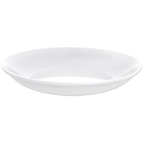 Prato Fundo Tramontina de Porcelana Branca 21cm Leonora para Sopa Risoto Avulso
