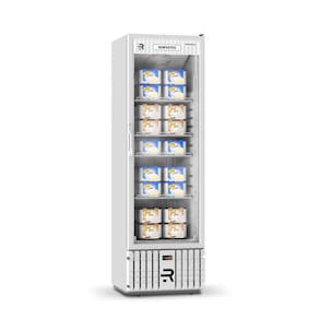 Visa Cooler Sorvete Porta Vidro Ar Forçado -22ºC 400L VCS400PVBB Branco/Branco 220V - Refrimate
