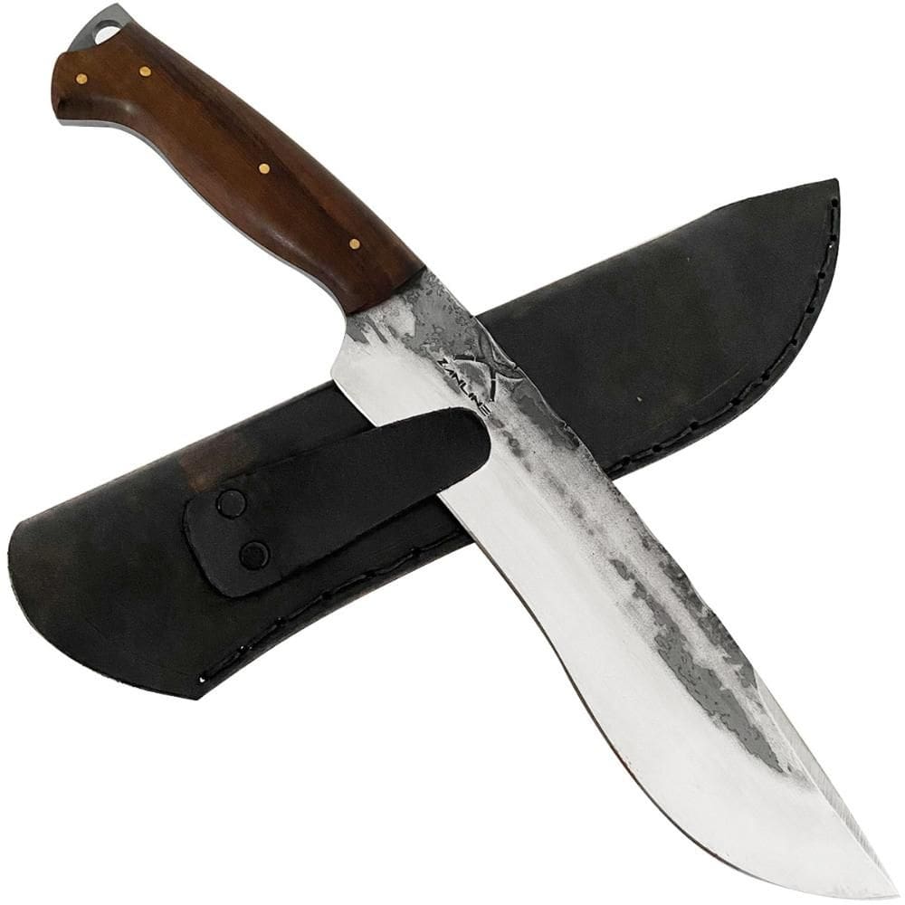 Facão Fighter Artesanal 10` Aço Carbono 5160 Full Tang 4mm C