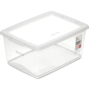 Caixa Organizadora 7,5L Tampa Click Ordene My Closet Plástic
