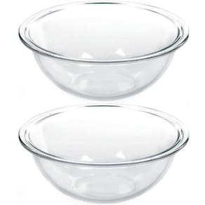 2 Tigelas de Vidro Marinex Plus Astral 1,5L Potes Redondos T