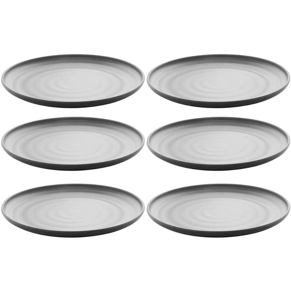 Conjunto 6 Pratos 18cm Melamina Lyor Tóquio Oriental Japones