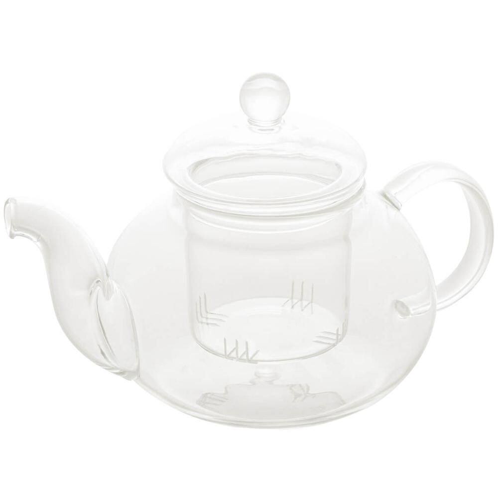 Chaleira de Vidro Borossilicato para Chá com Infusor que Vai
