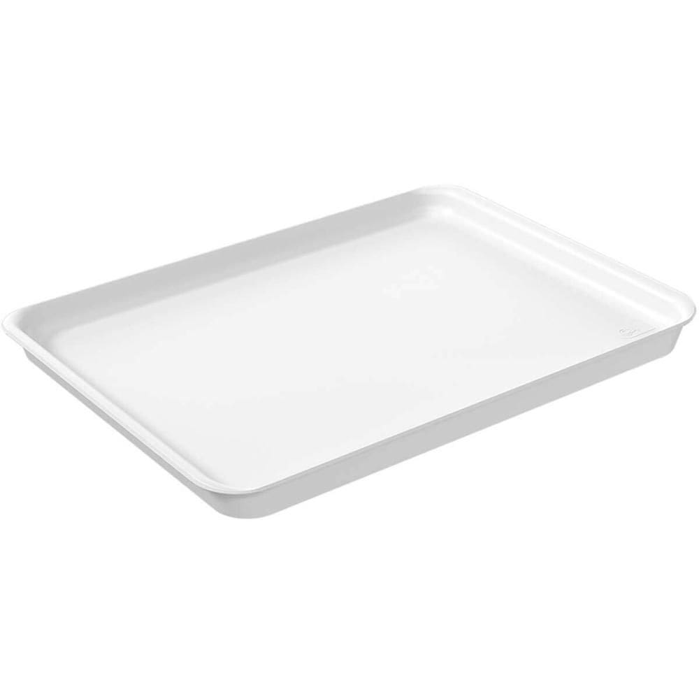 24 Bandejas Plásticas 32x23cm Restaurante Self Service Branc