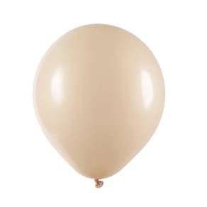 BALÃO REDONDO LISO- ART-LATEX Nº 05 - AREIA - Pacote com 50 unidades