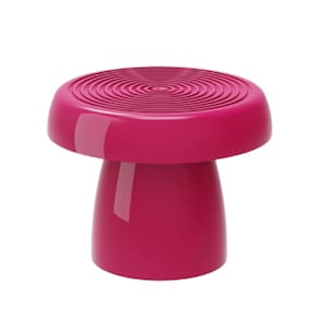 BANDEJA REDONDA ALEGRA 20 CM + PÉ (VASO) 15 CM - MAGENTA - Produfest