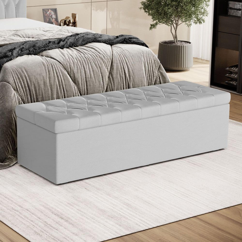 Calçadeira Sagitarius 140 / Couro Branco