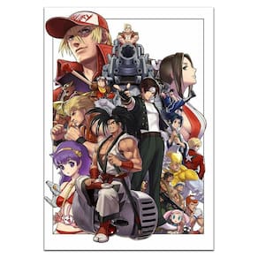 Quadro A3 em MDF Fatal Fury