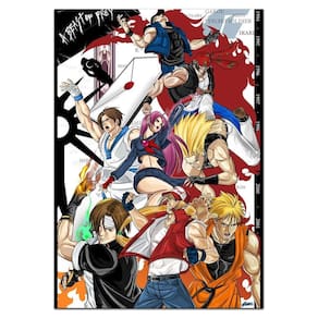 Quadro A3 em MDF KOF Personagens Clássicos