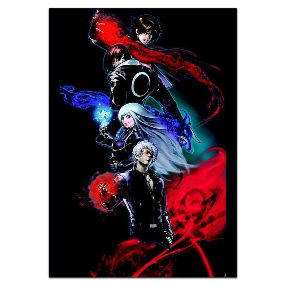 Quadro A3 em MDF SNK Personagens