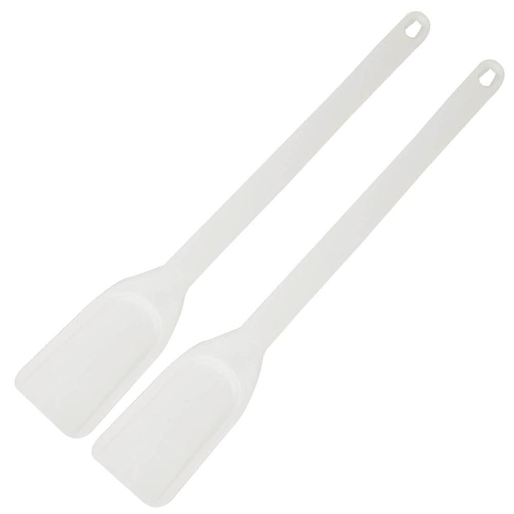 2 Espátulas Plásticas 49,5cm Retas Industriais Estreitas Bra