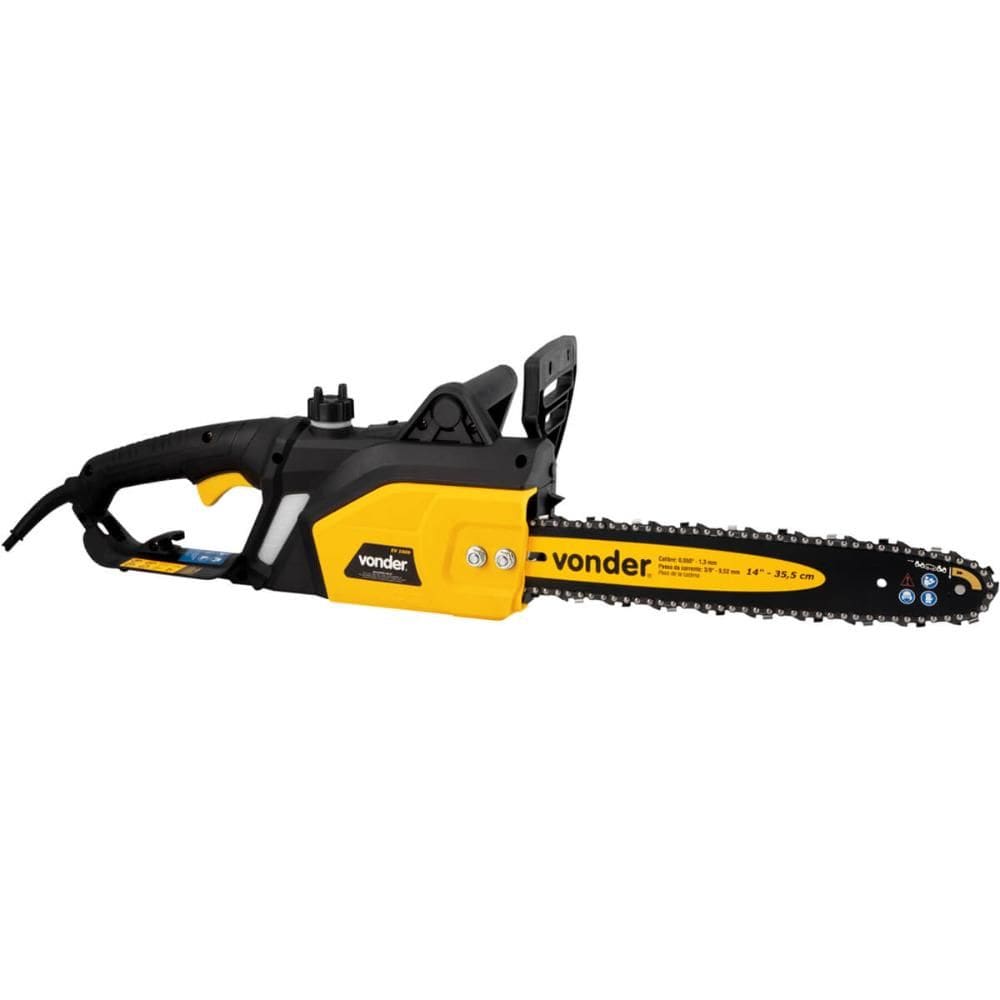 Eletrosserra 1600W Sabre de 14” 220V Vonder Motosserra Elétr
