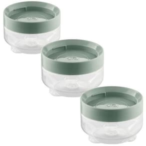 Kit 3 Porta Mantimentos UZ  Empilhável 300ML Organizador com
