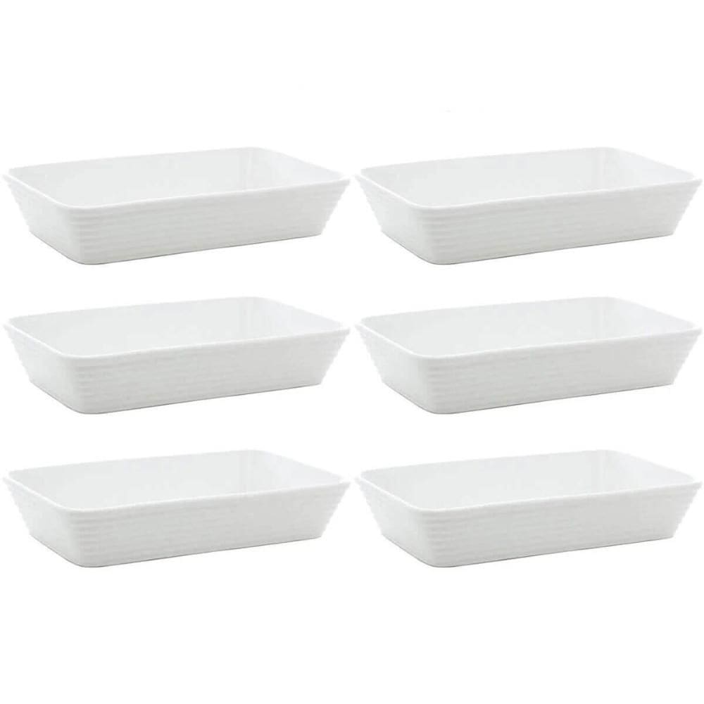 Conjunto 6 Travessas de Porcelana para Restaurante Buffet 1,