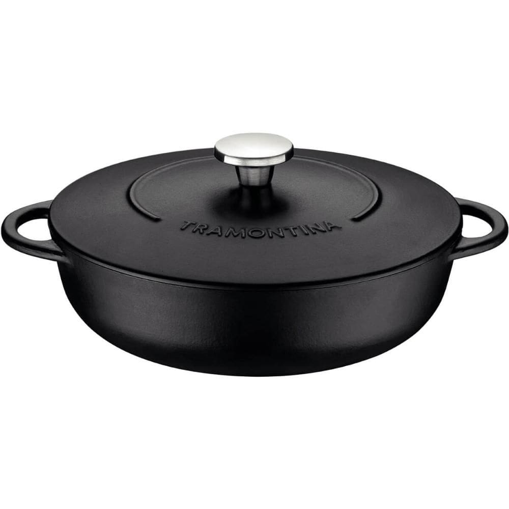 Panela Fritadeira Arrozeira 28cm Tramontina Trento Ferro Esm