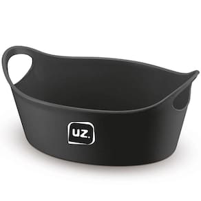 Kit 12 Cestos para Batata Frita Servir Porções Preto 28x12cm