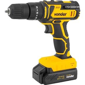 Parafusadeira Furadeira a Bateria Bivolt Vonder 20V PFV020I