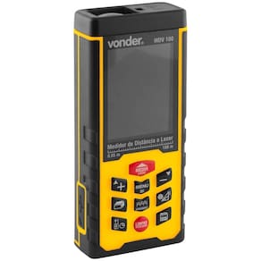 Medidor De Distância Trena A Laser 1000 Metros Com Pilhas Recarregáveis MDV 100 Vonder