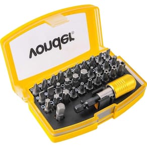 Jogo de bits/ponteiras com 32 peças encaixe sextavado 1/4" com engate rápido VONDER
